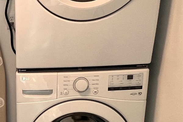 Master closet washer & dryer