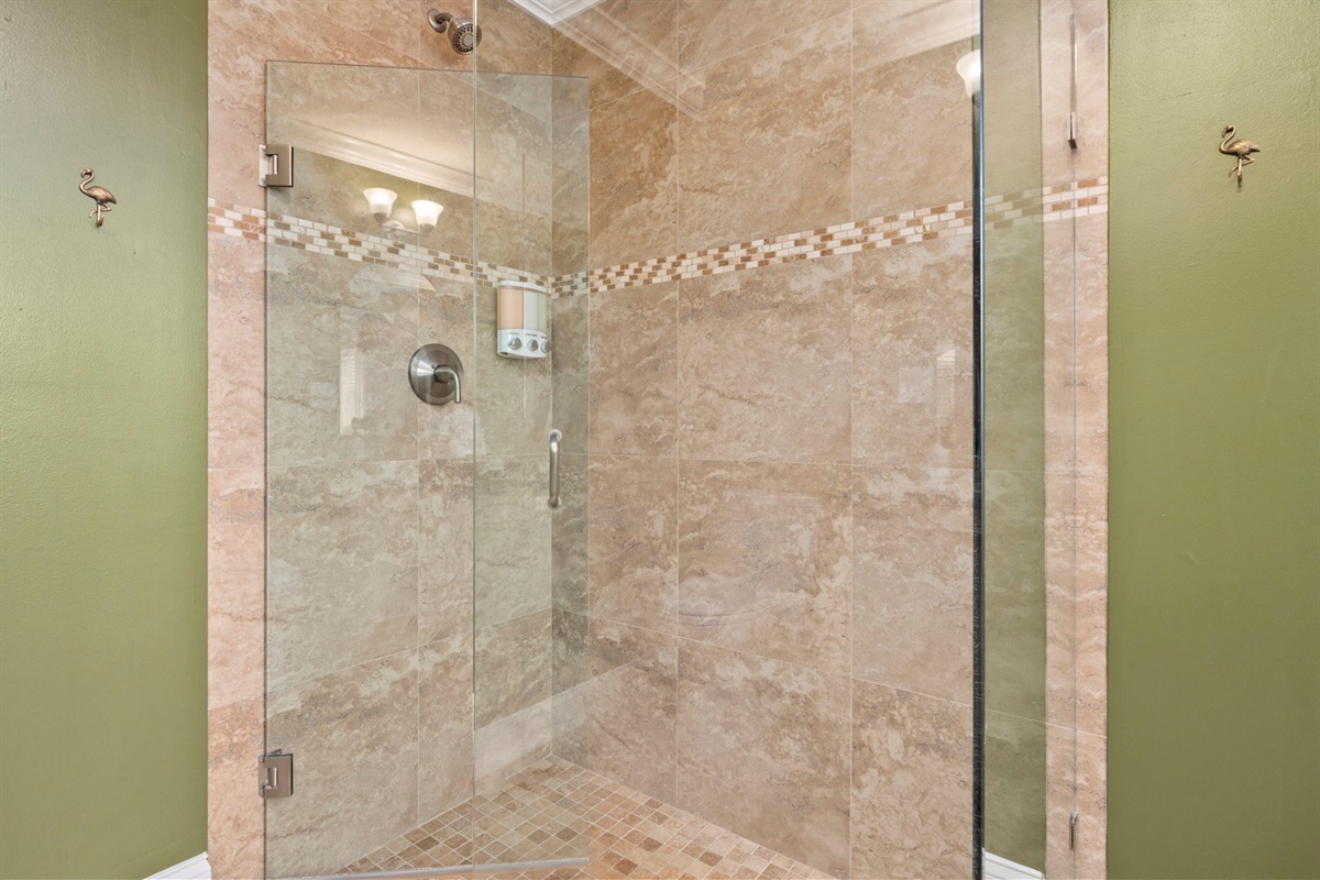 Master Bathroom: Walk In shower