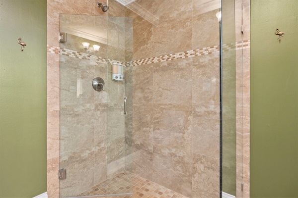 Master Bathroom: Walk In shower