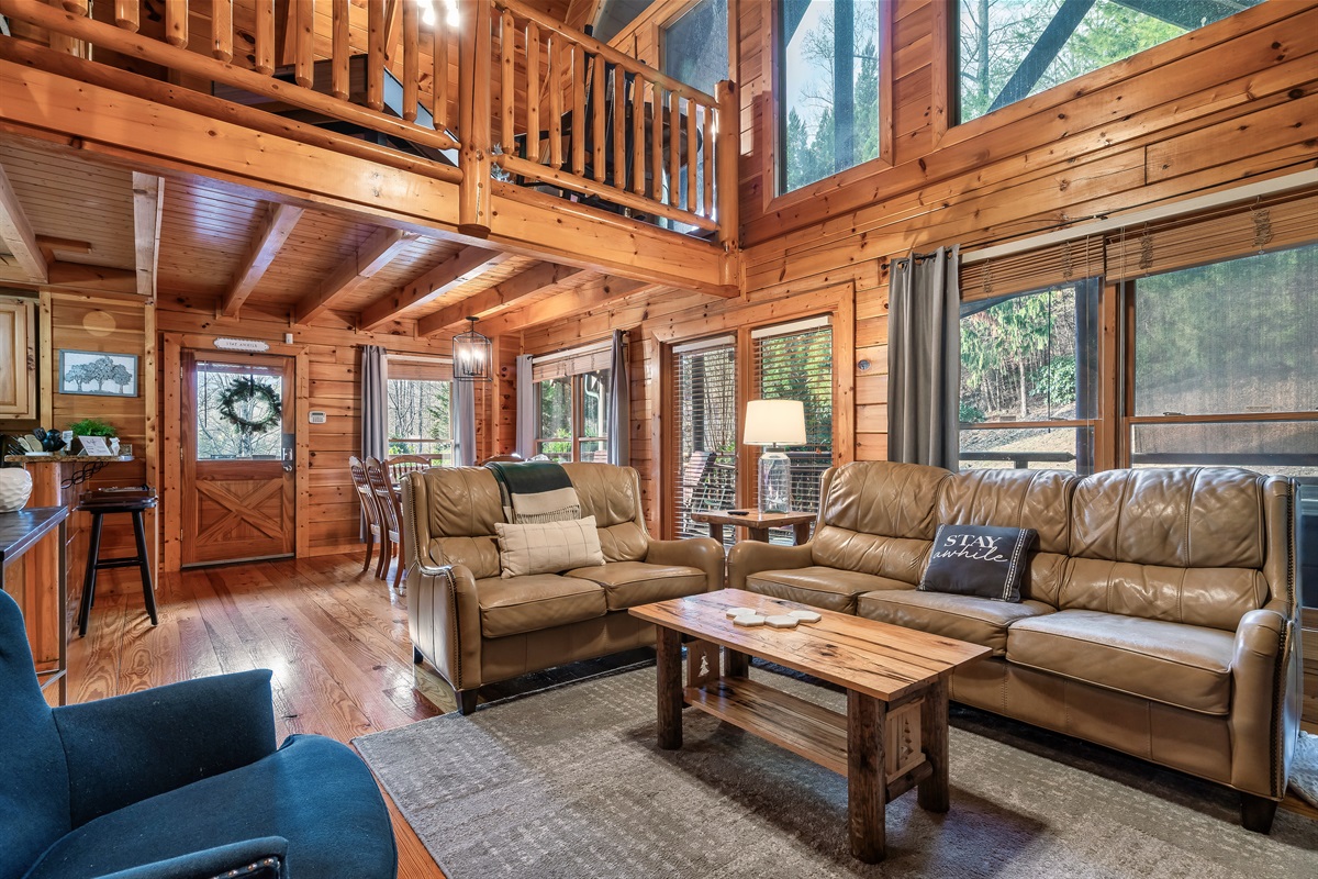 Comfortable seating for gathering, relaxing, and unwinding