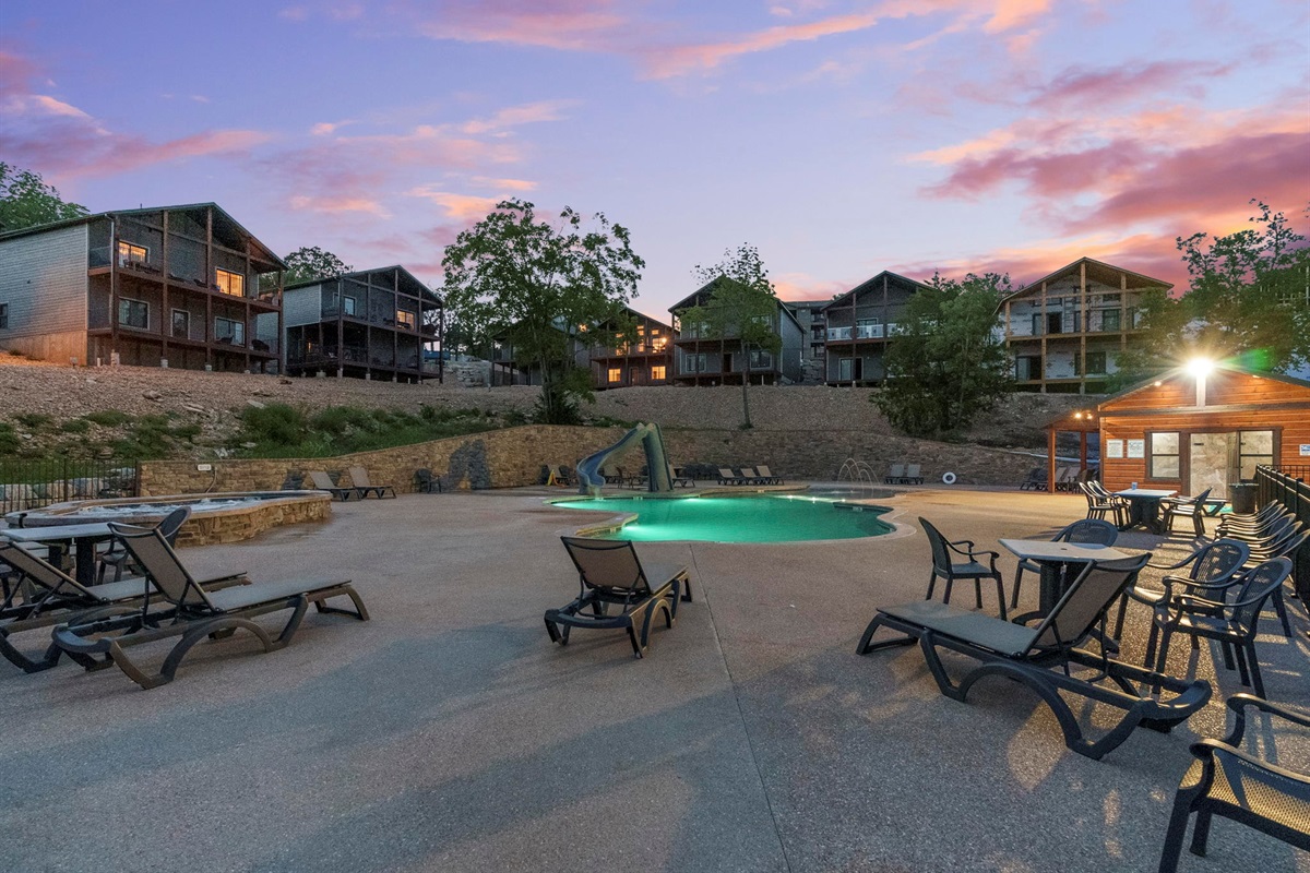 Resort Pool w/Water Slide