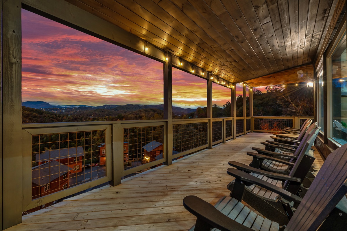 Perfect spot to enjoy sunrise and sunset views.