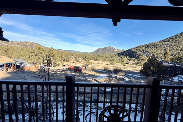 Serene east facing deck views, offering soft morning light and a tranquil start to the day.