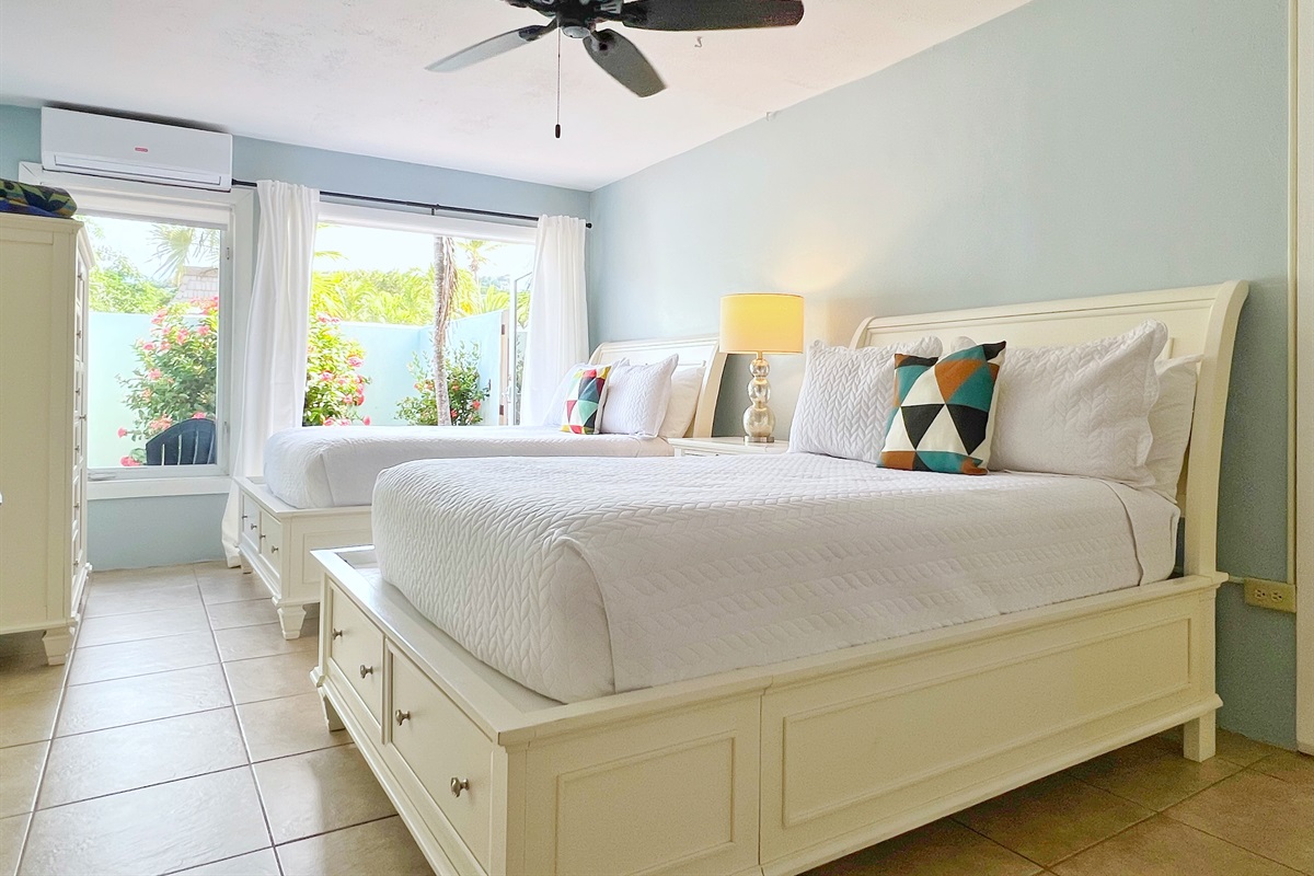 Experience effortless comfort in a bedroom that blends style and relaxation.