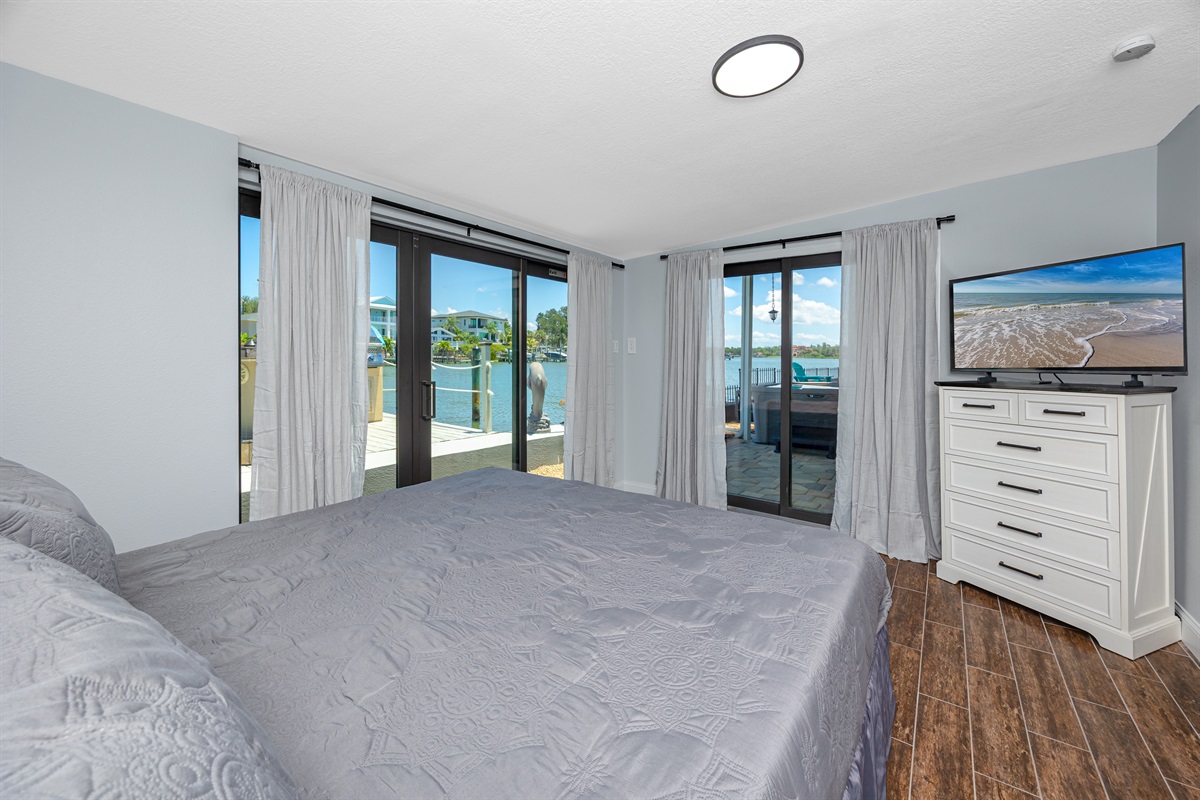 Bedroom 3 with access right out to the patio!