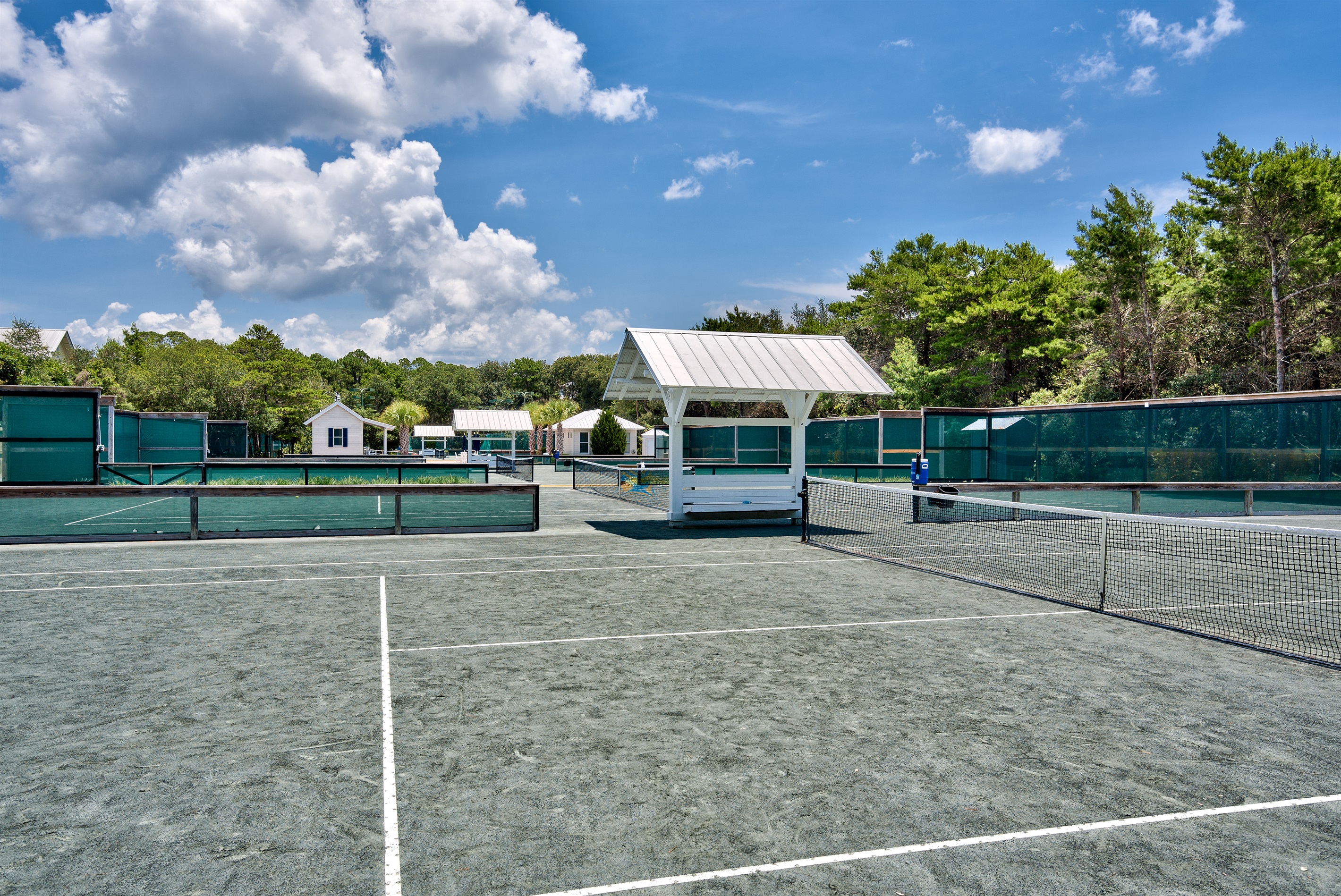 Enjoy Seaside's tennis and pickleball courts, just across the street!