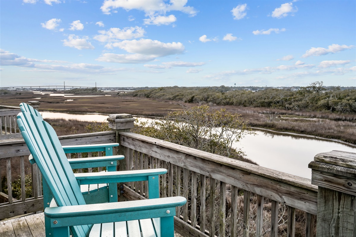A quiet spot for morning coffee with views to make you slow down and enjoy every moment