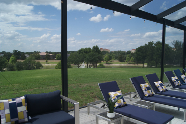 Poolside Sofas or Sunloungers at Your Disposal