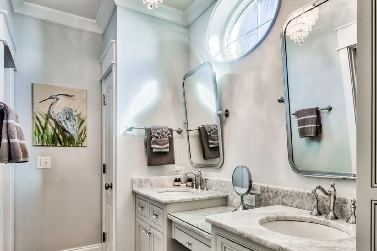 Primary Bathroom with Two Sinks