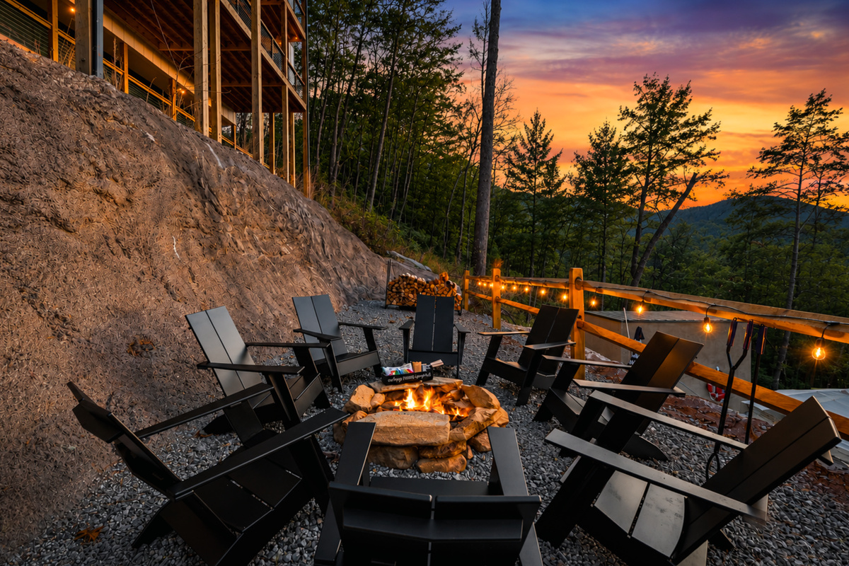 Nights stretch longer around the fire pit.
*Fire Pit (Available Year Round)