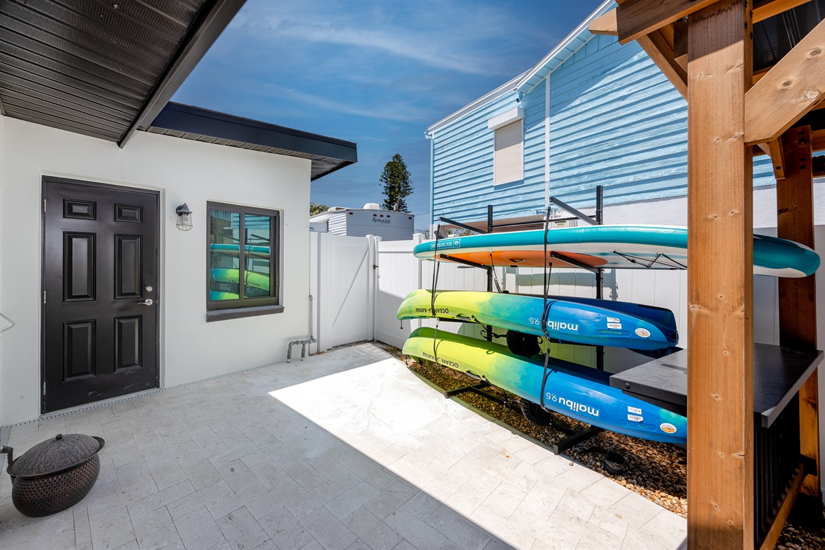 Kayaks & Paddleboards Available to Guests