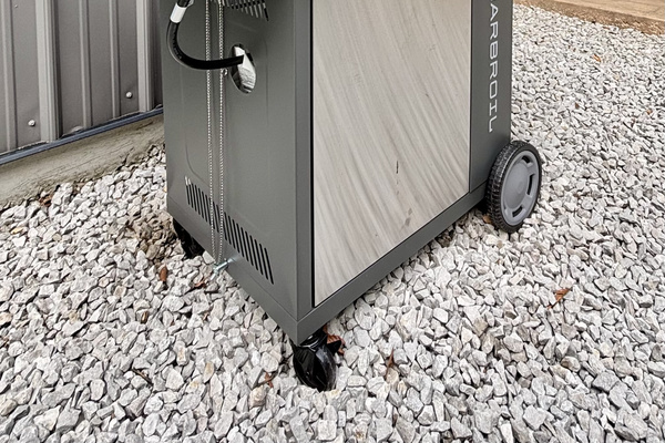New Gas Grill and grilling utensils provided! 