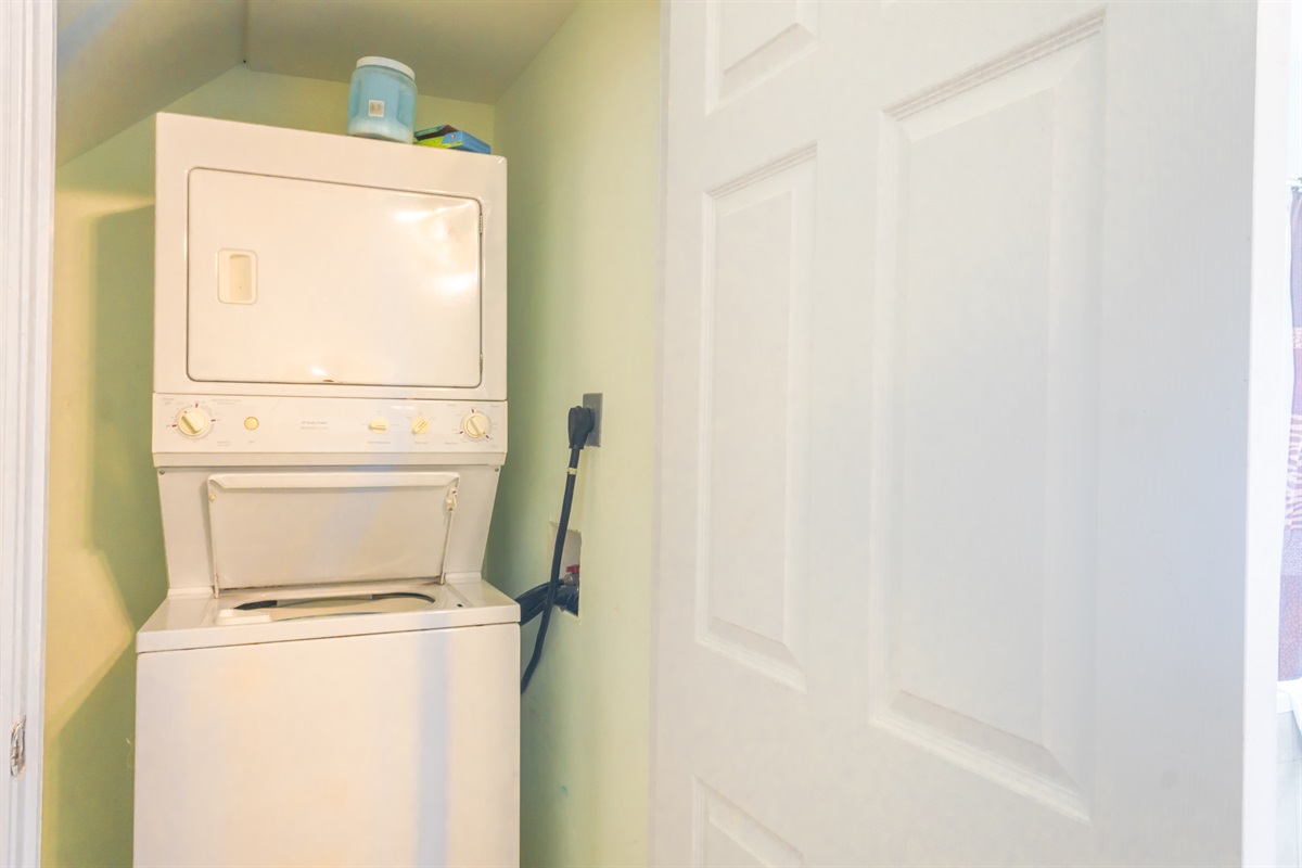 Washer and dryer in the unit