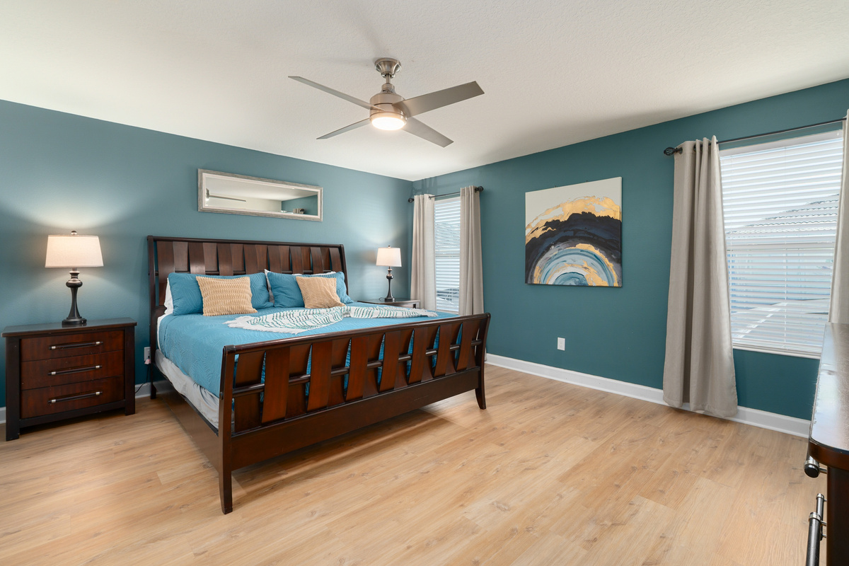 Upstairs Master Bedroom at Villa Ichabod