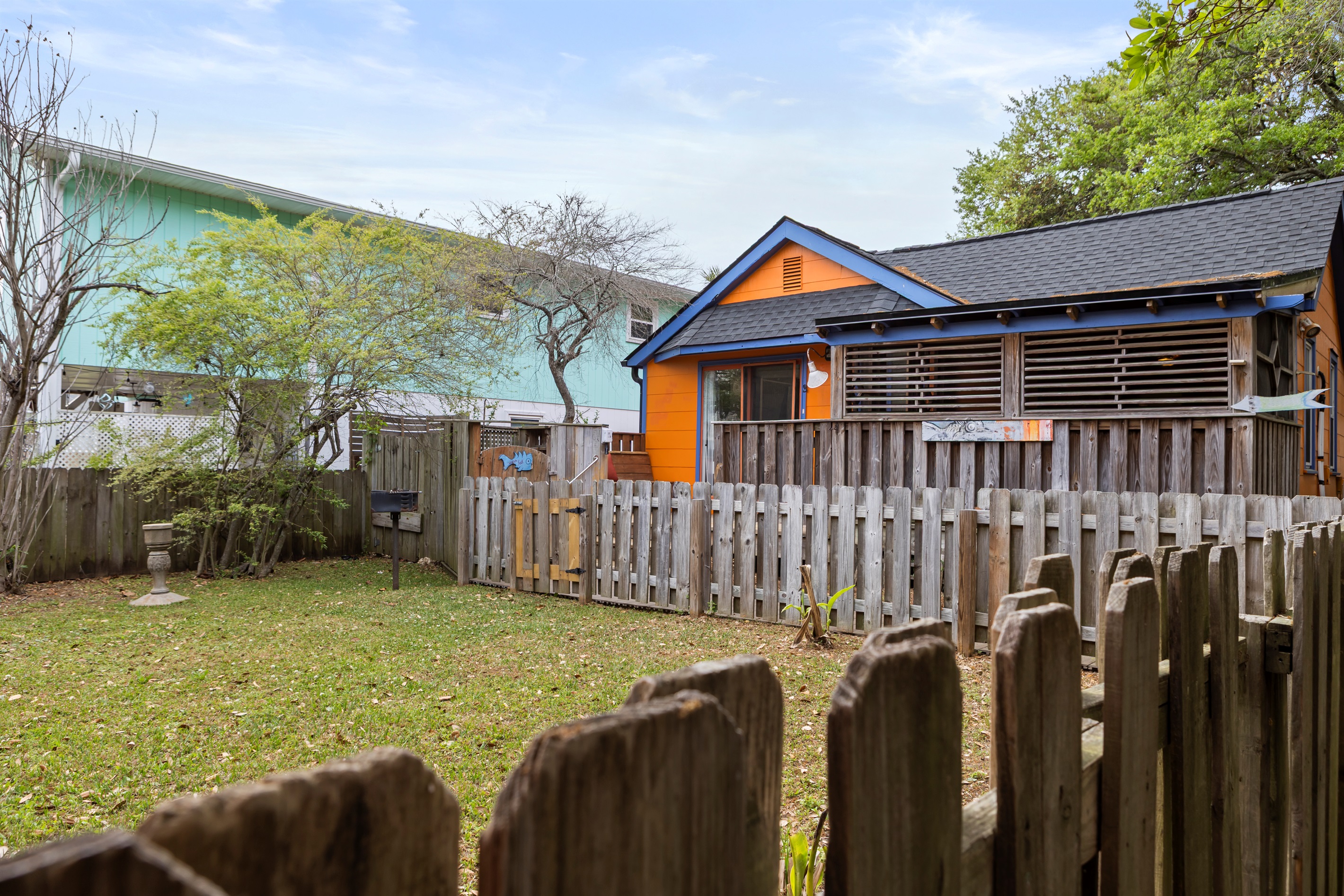 Fenced in yard