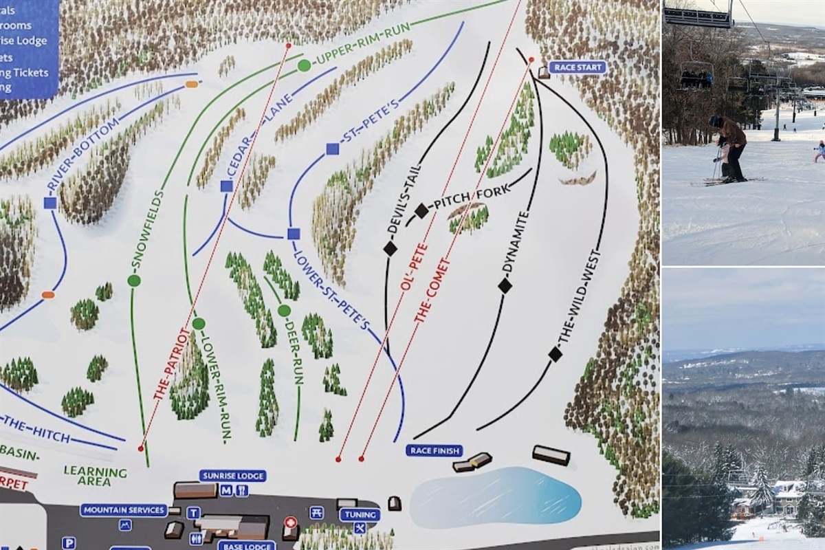 Mount Peter Ski Area - 20 miles