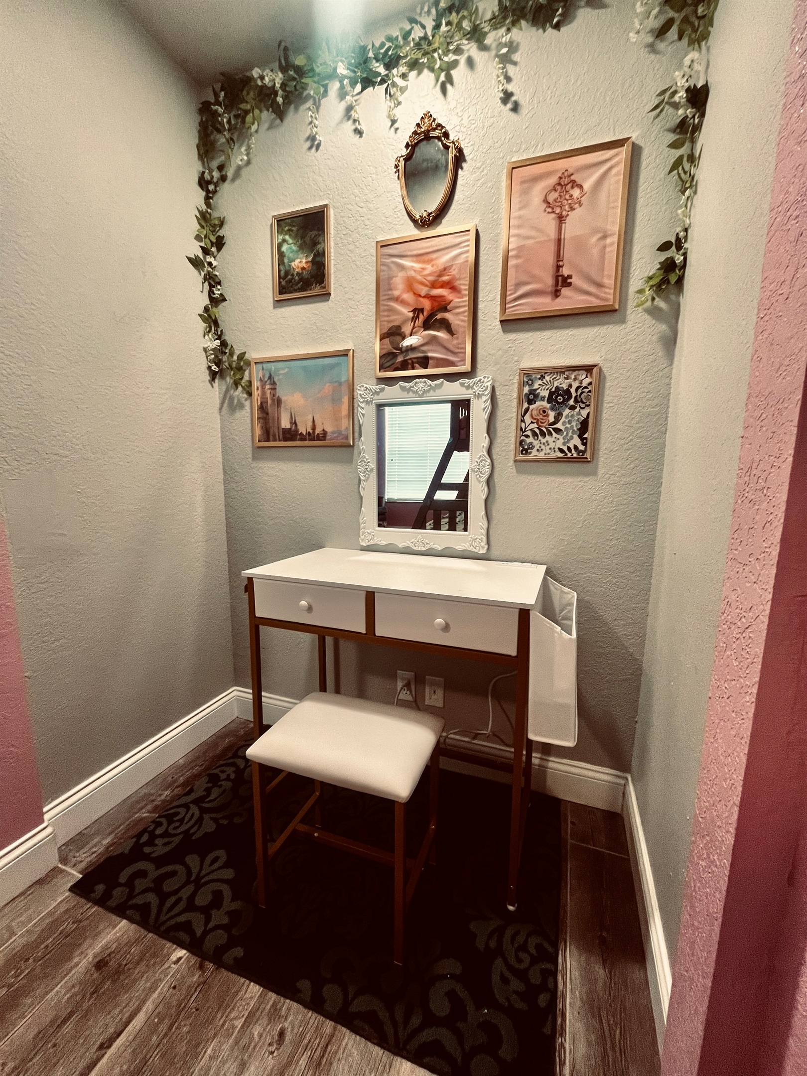 Every Princess need a little place to check to make sure she looks like Royalty