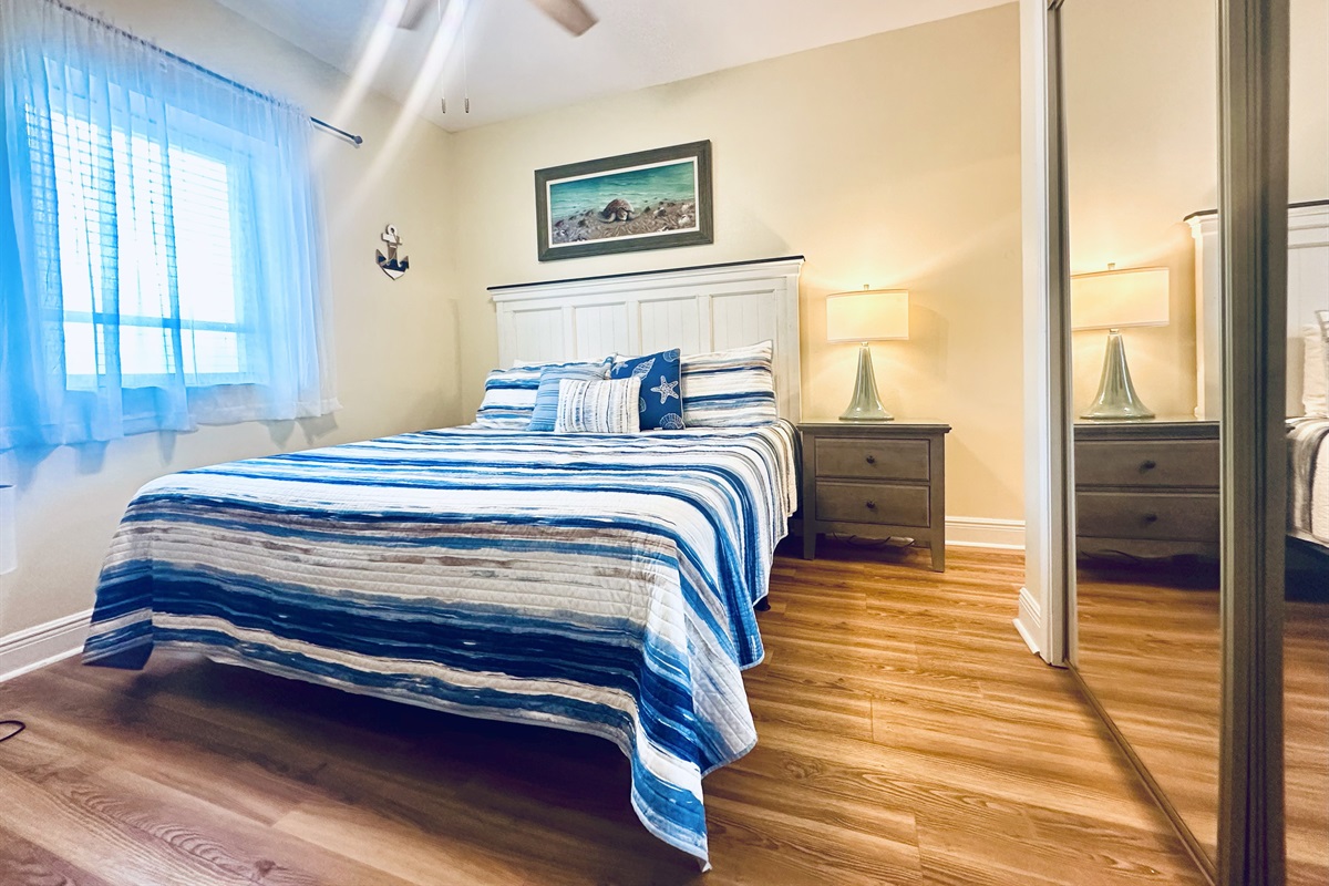 Guest Room with New King Size Bed