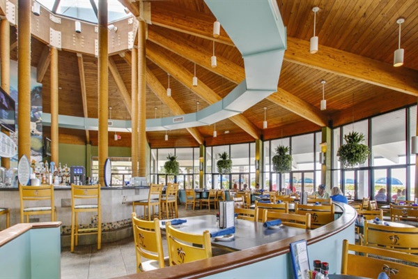 Oceans Restaurant right on property