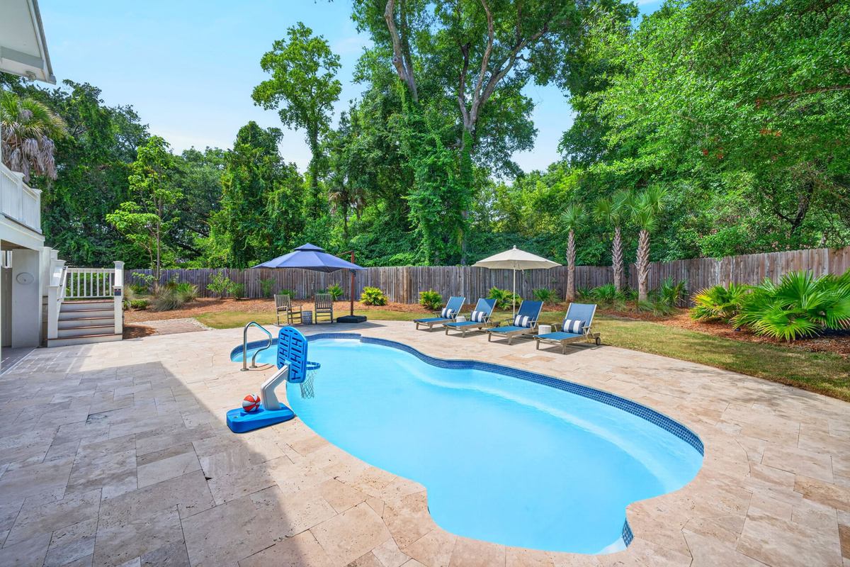 Private Pool | Driftwood Dreams | 105 Forest Trail | Isle of Palms, SC | IOP Escapes