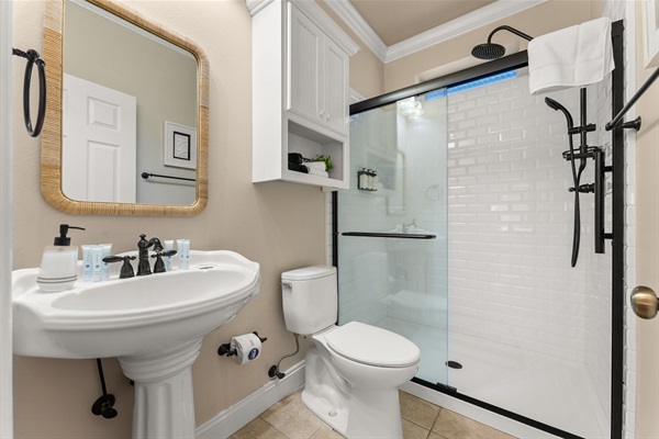 Fresh & Clean Guest Bath with Walk-In Shower