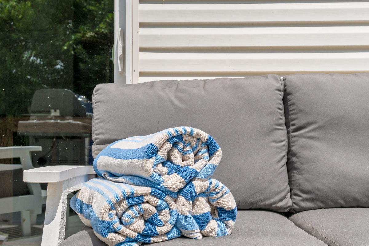It's the little things that make a stay special. We've provided extra towels specifically for hot tub use, so you can relax comfortably without using your bath towels.