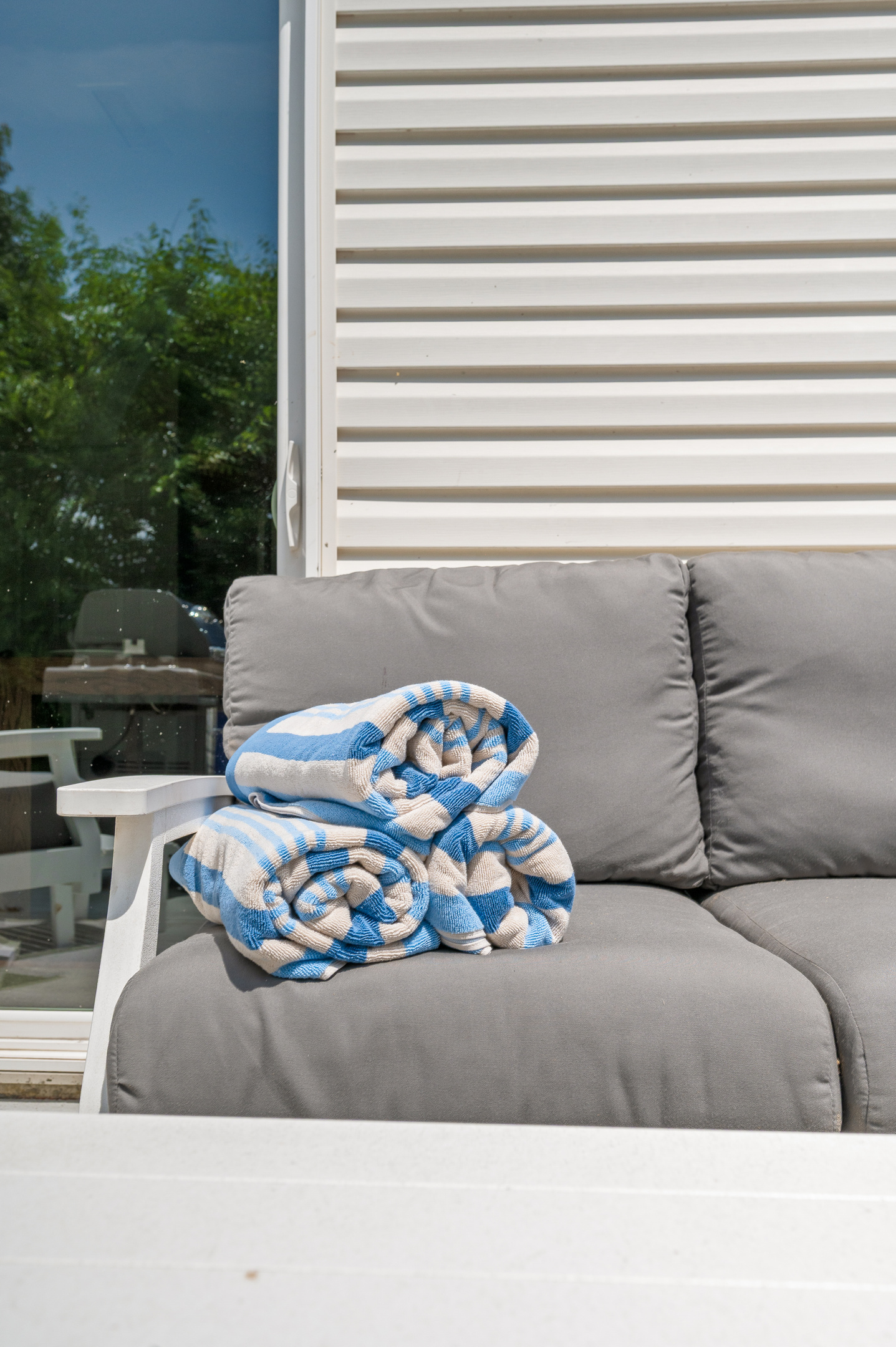 It's the little things that make a stay special. We've provided extra towels specifically for hot tub use, so you can relax comfortably without using your bath towels.
