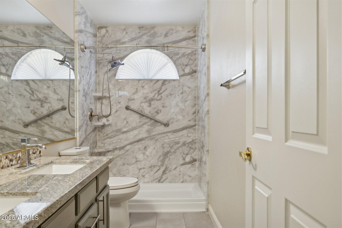 Grab Bars, Shower Curtain In Soon