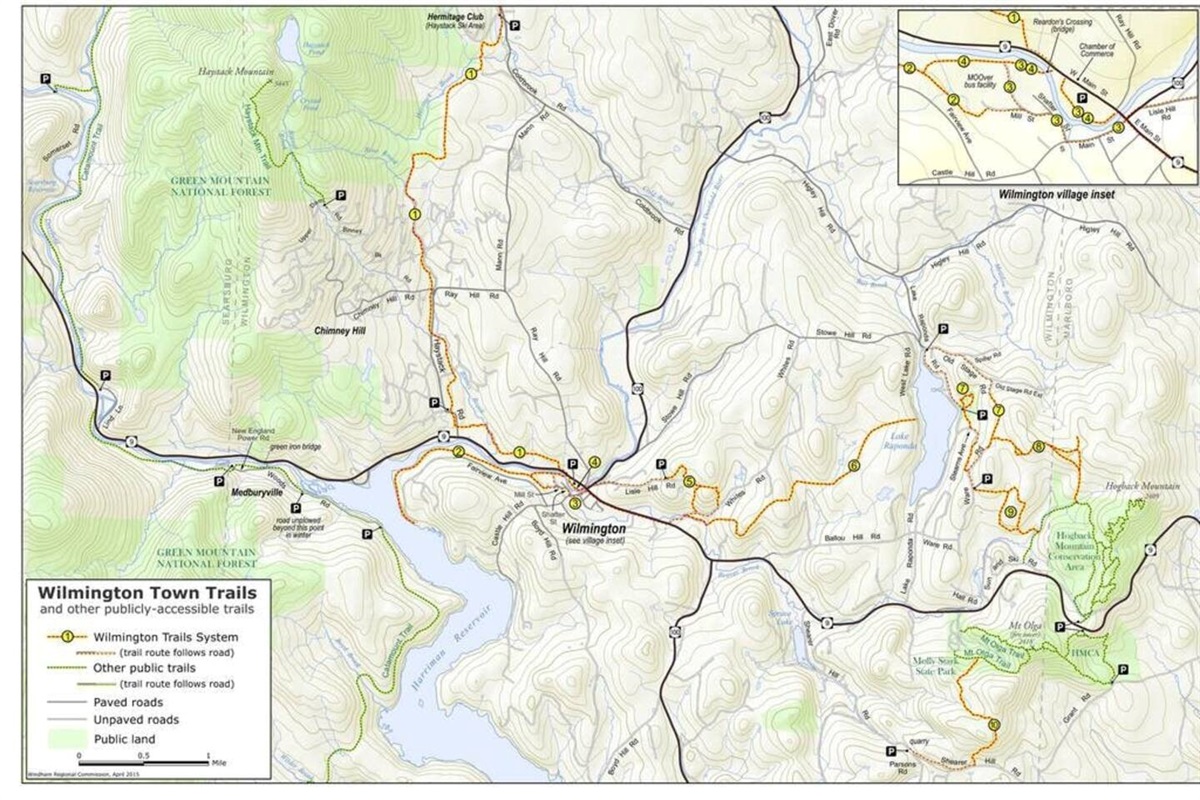 No need to travel far for an outdoor adventure! The Wilmington Trails, a beautiful set of day hikes, can be accessed right down the street at Lake Raponda.