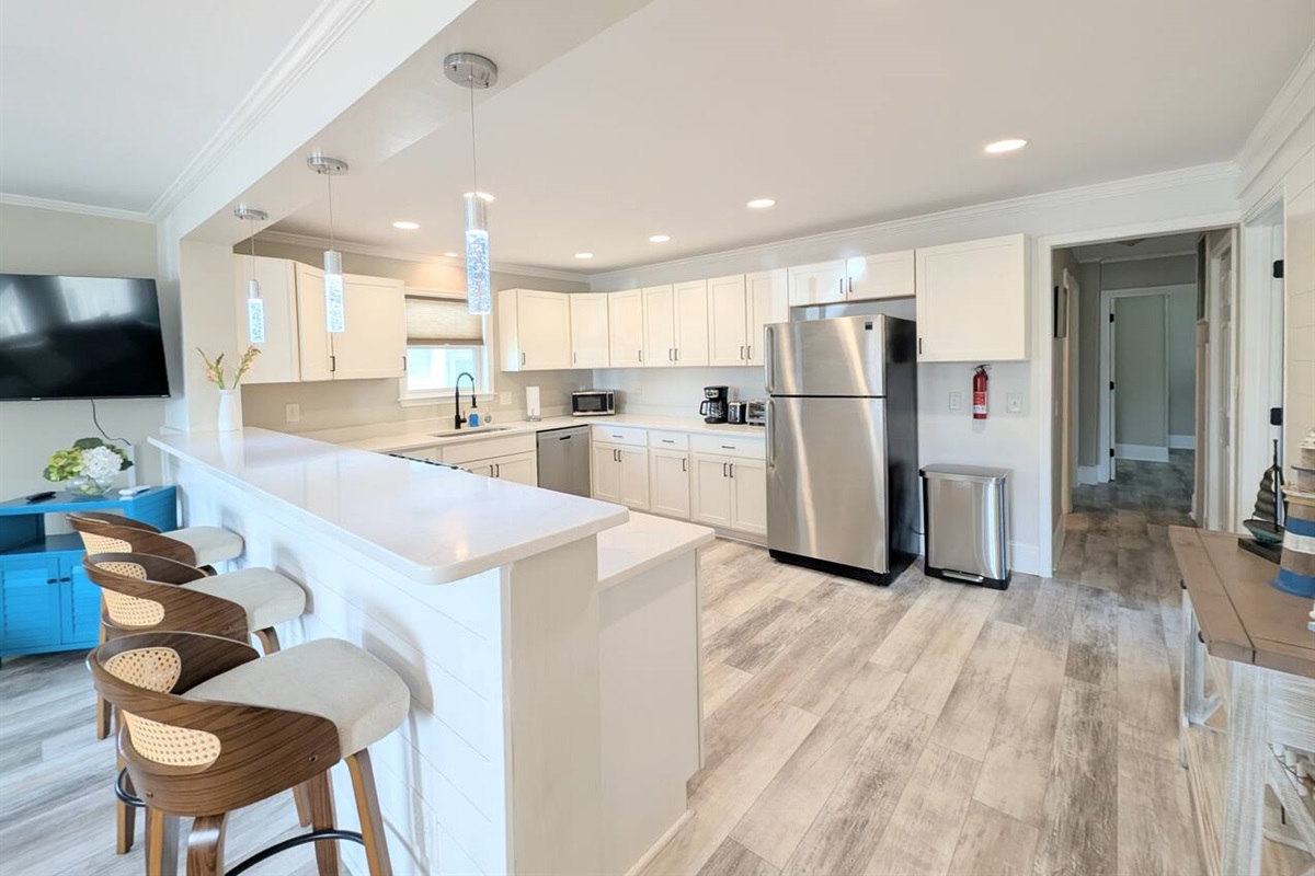 Well-stocked kitchen for making memories