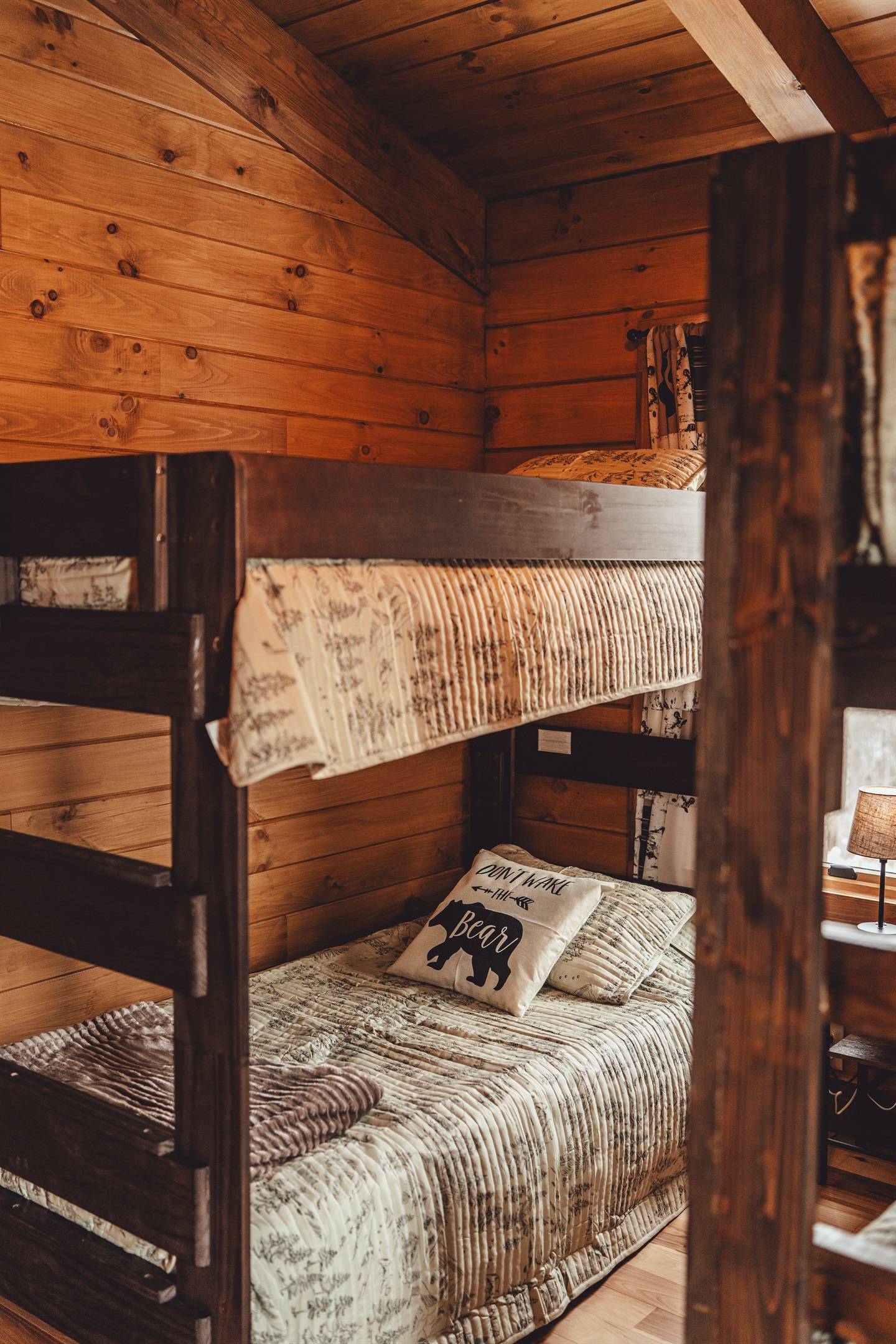 Super Cozy Linens with Playful Bear Theme Throughout, Your Kiddos Will Love It!