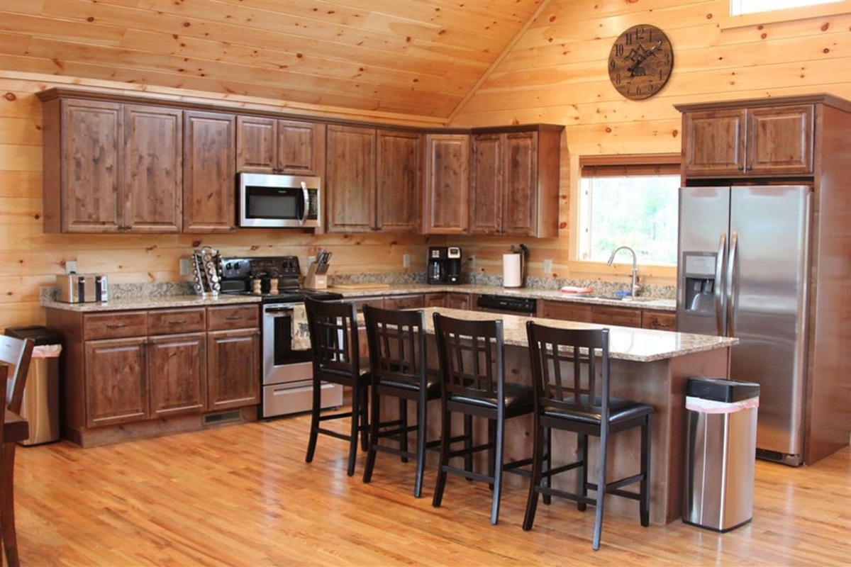 Fully stocked kitchen... you will think you are in your own home