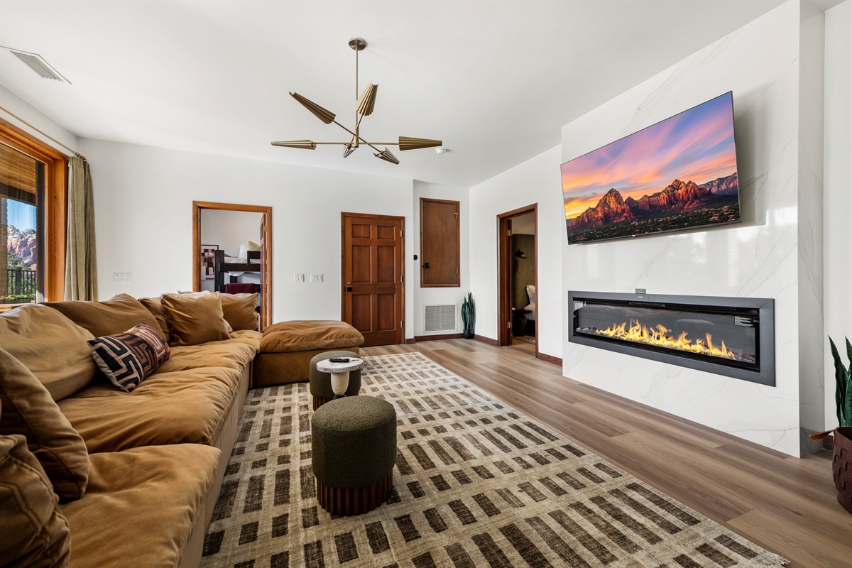 Warm and welcoming living area designed for comfort and connection.