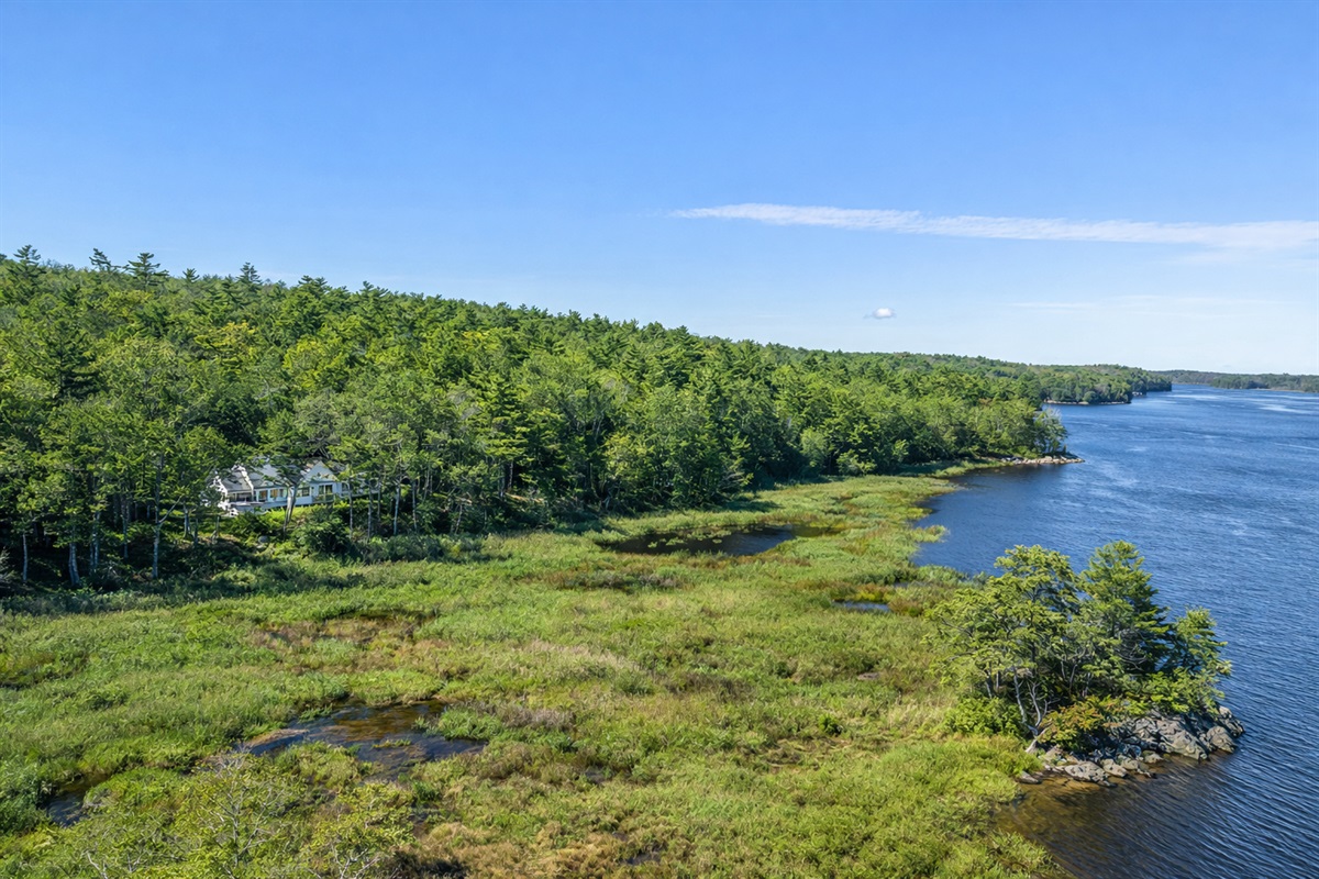 Rustic nature abounds outside your doorstep