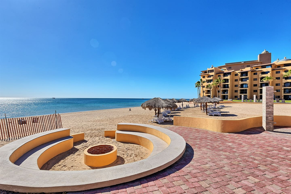 Enjoy the fire pit while watching the sunsets