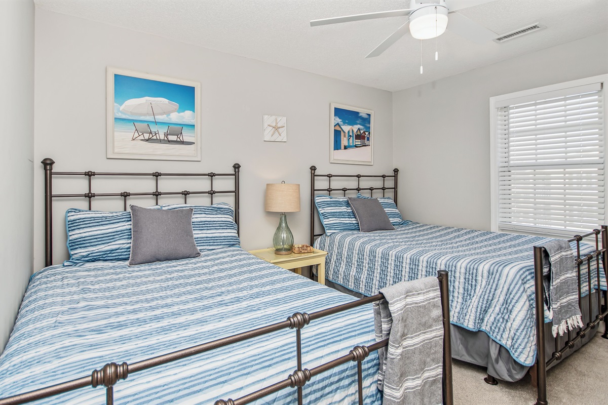 Bedroom 3 Up - 2 Double Beds