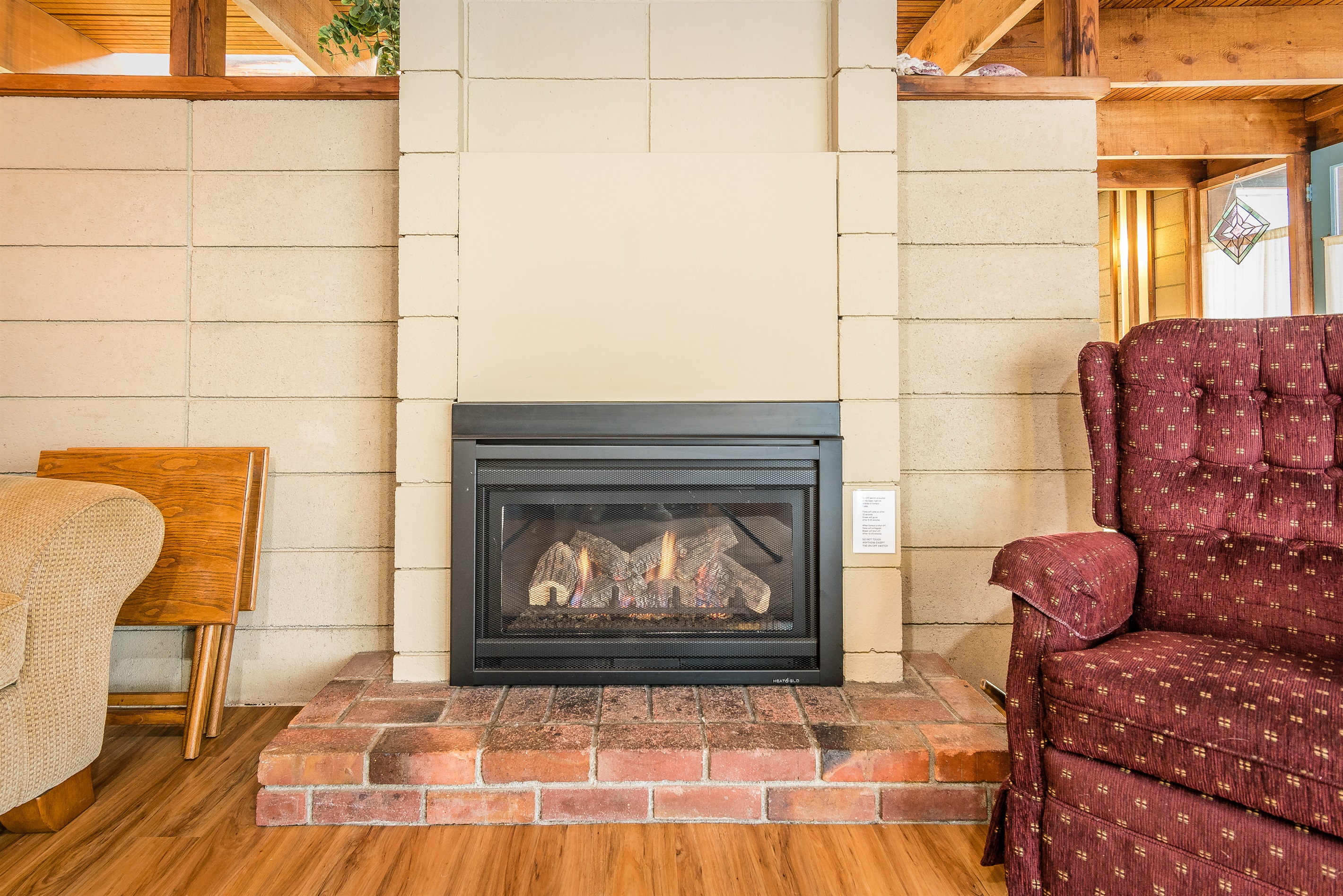 Fireplace - heat source