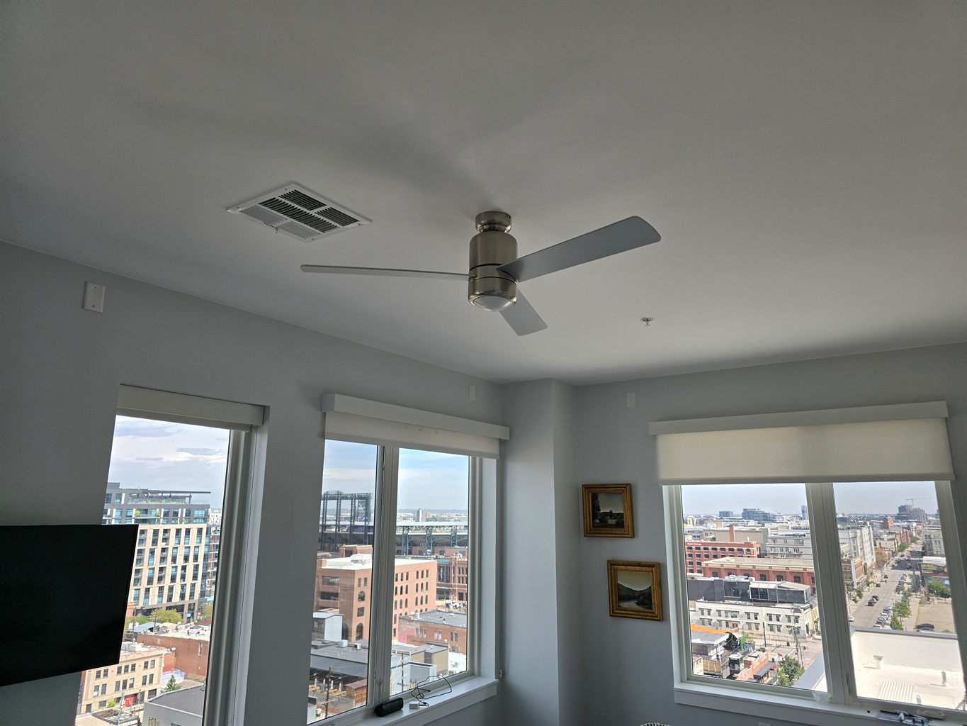 Great corner unit views of Coors Field from the second bedroom