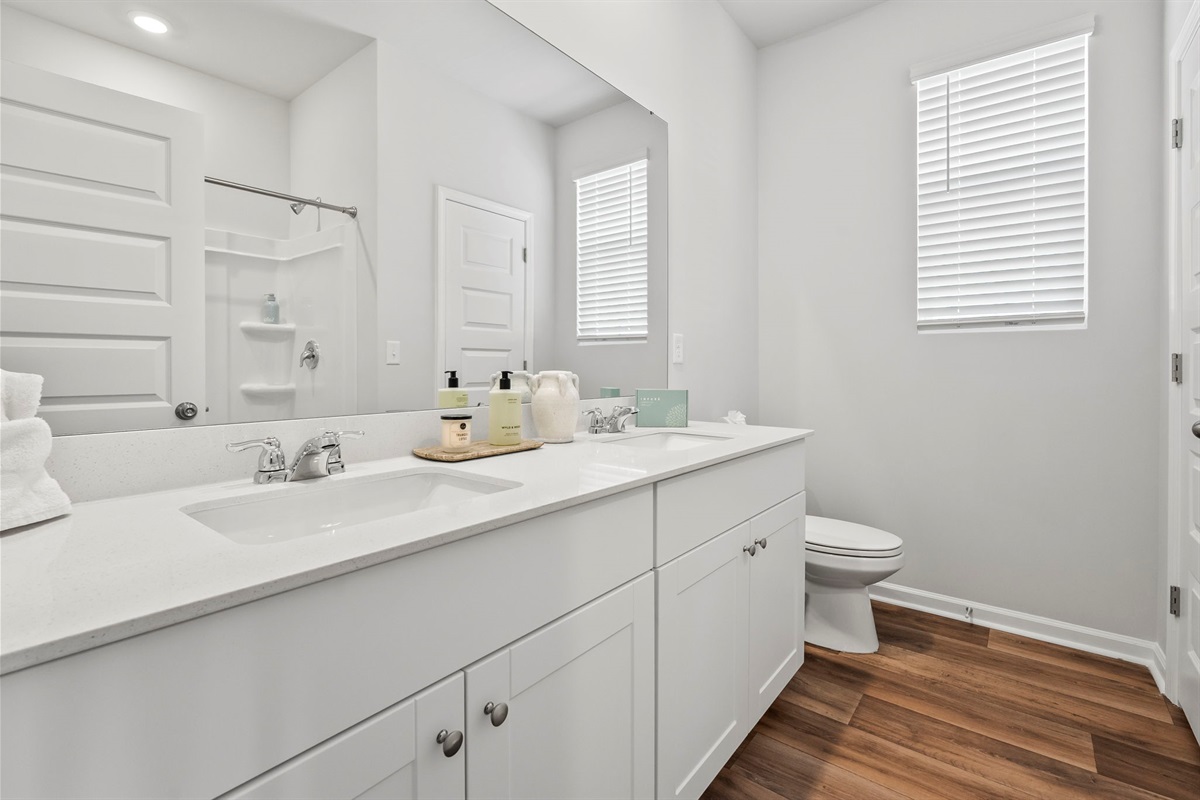 Ensuite bathroom connected to Master Bedroom