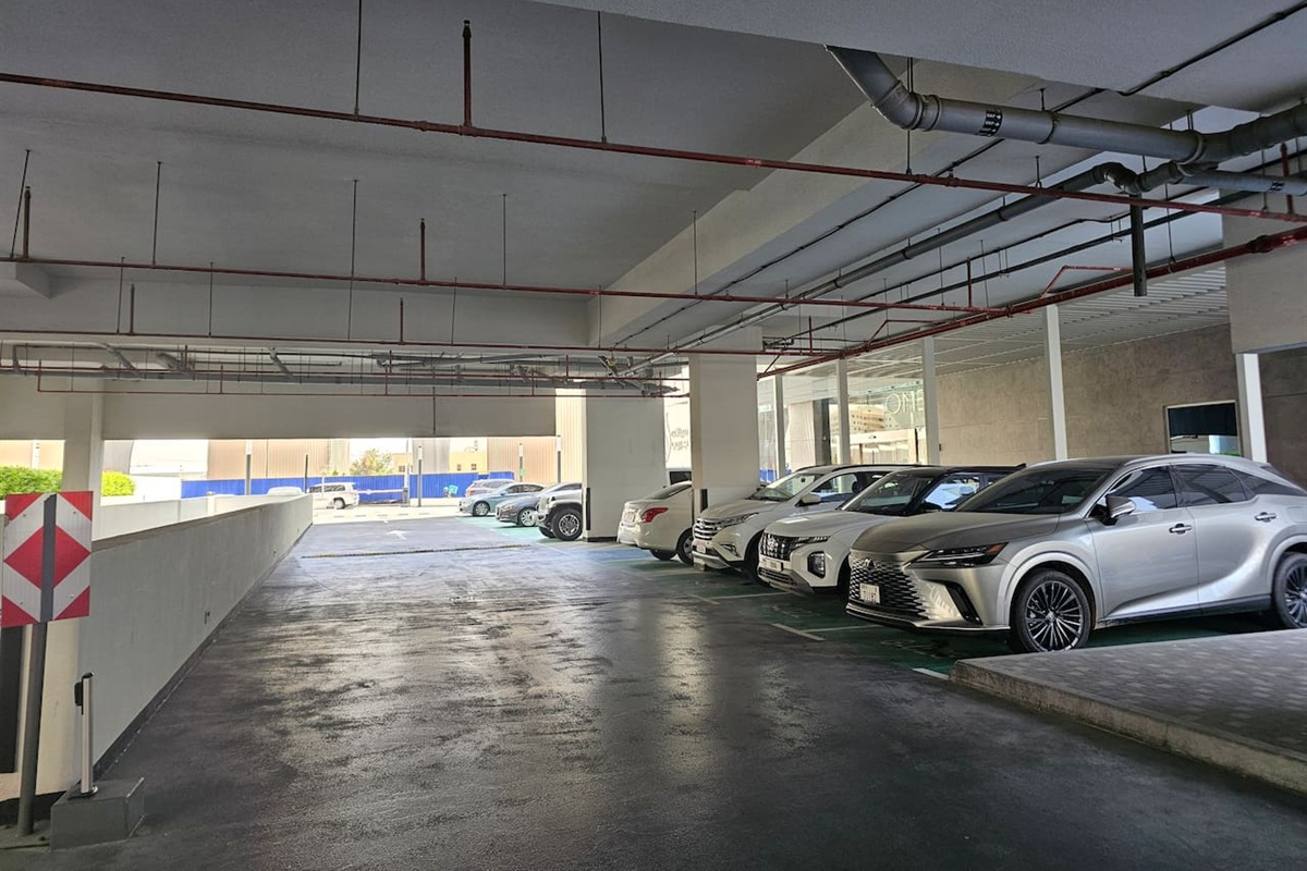 No worries about parking!. You can take a parking spot in front of the lobby if available otherwise we have for you our private covered parking lot underground. 