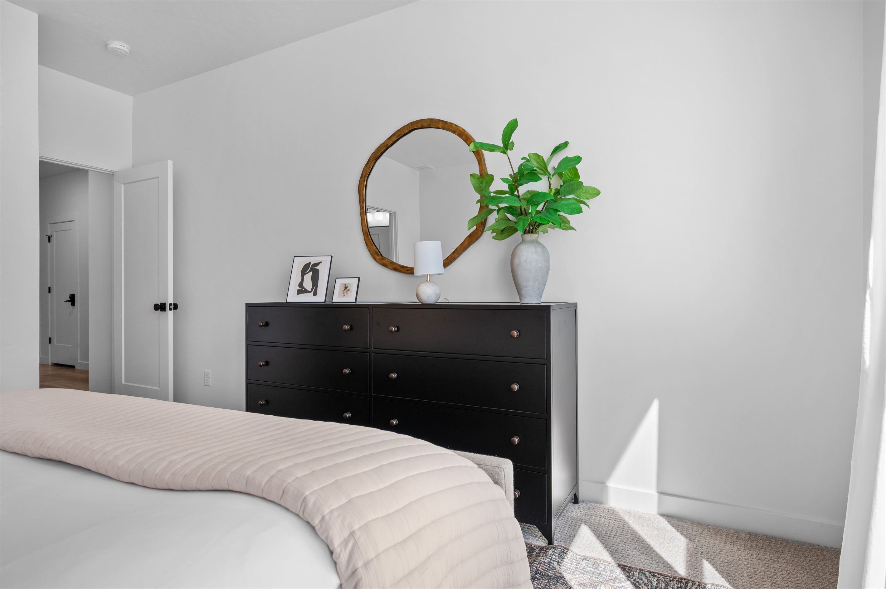 rge dresser with mirror and accents for added storage and style.