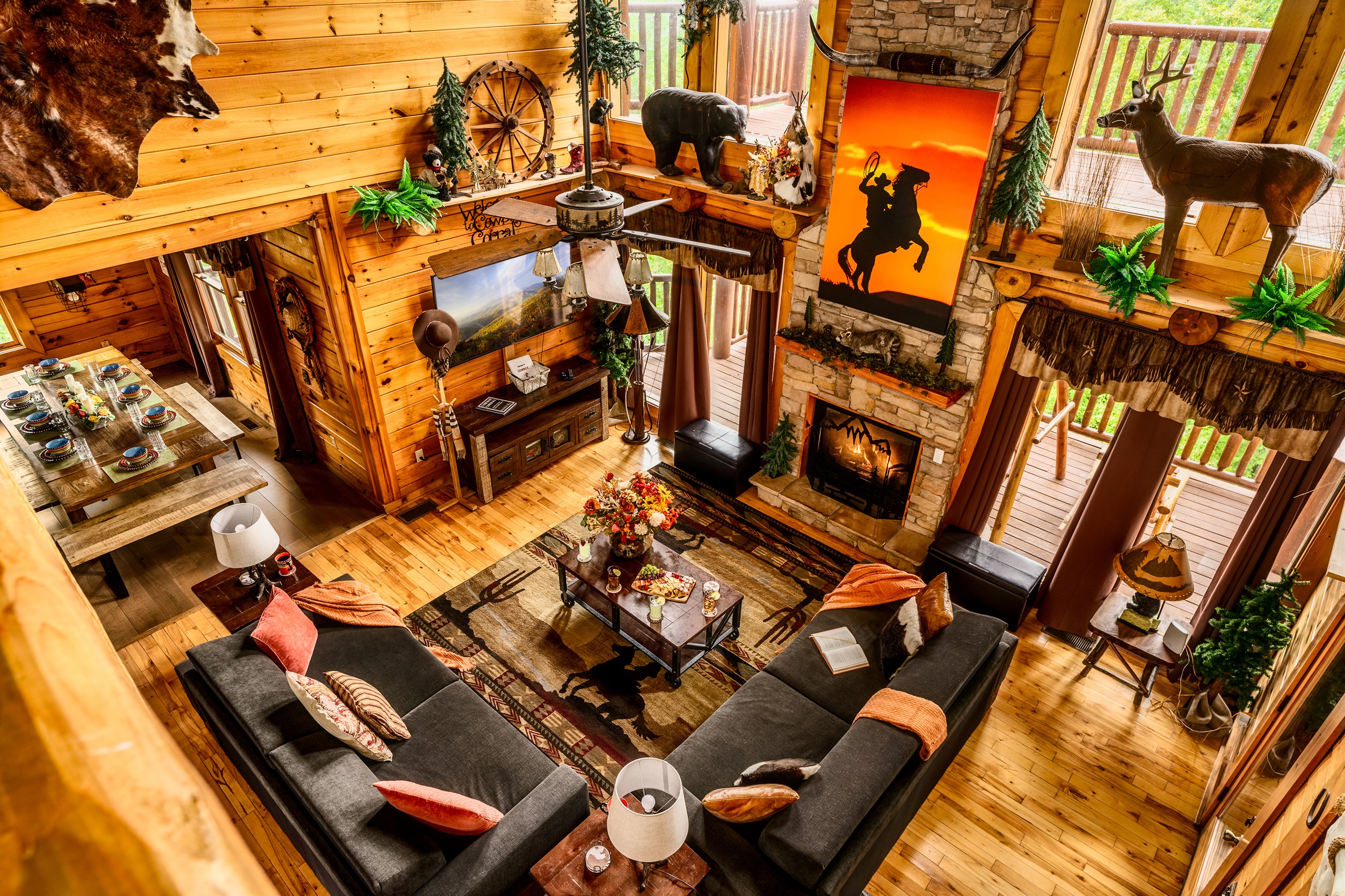 View from upper loft.