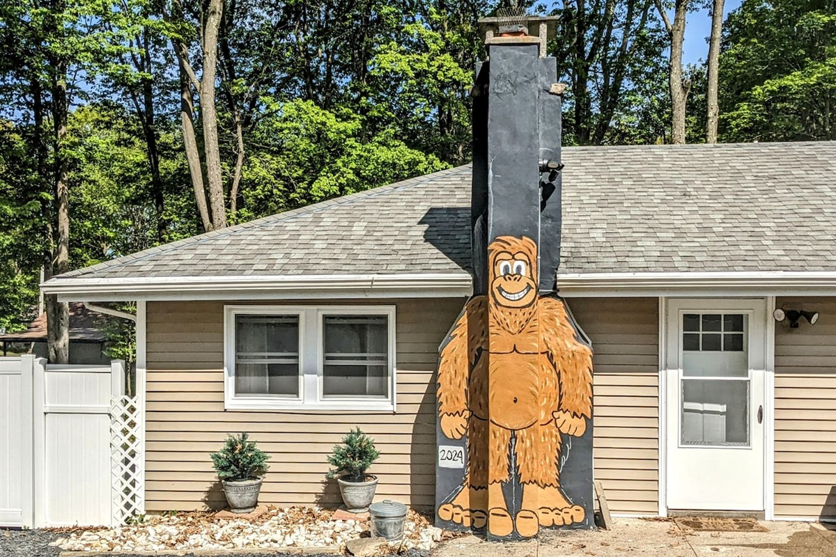 Stand next to Bigfoot and see how tall you are compared to him!