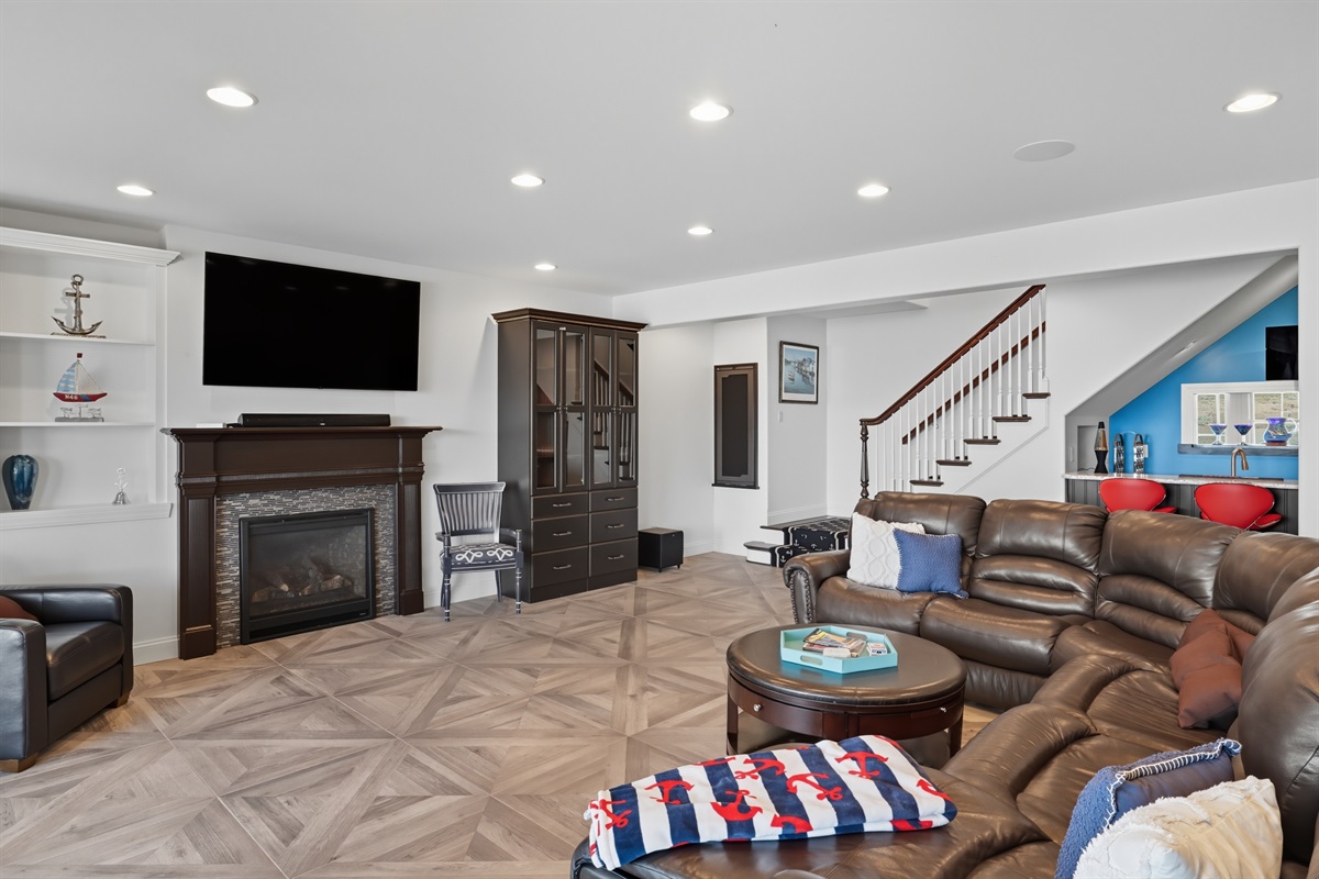 Lower level living room