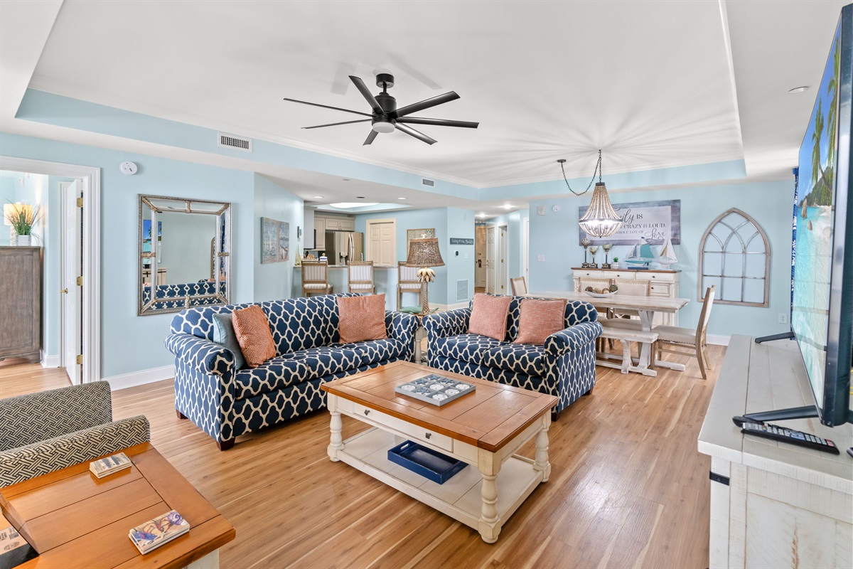 Living Room With Sofa Bed