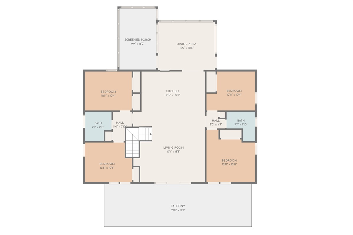 Floor Plan - Second Level