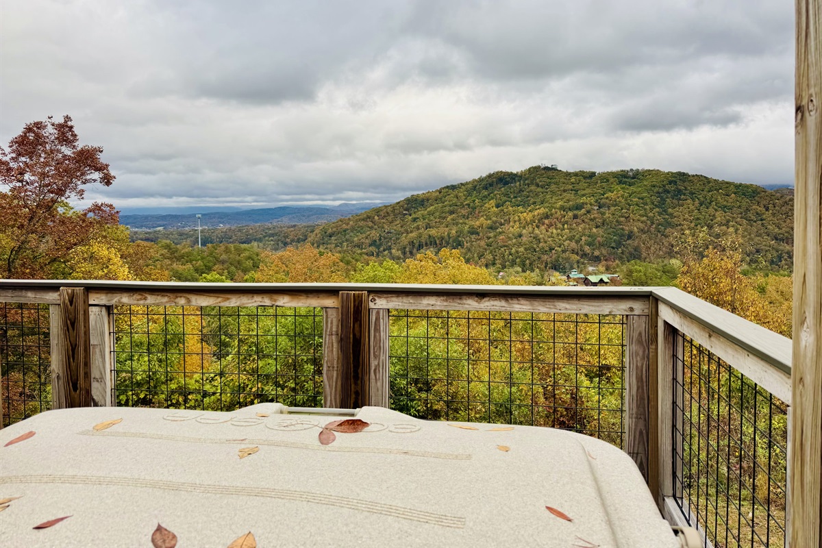 FALL HOT TUB VIEW