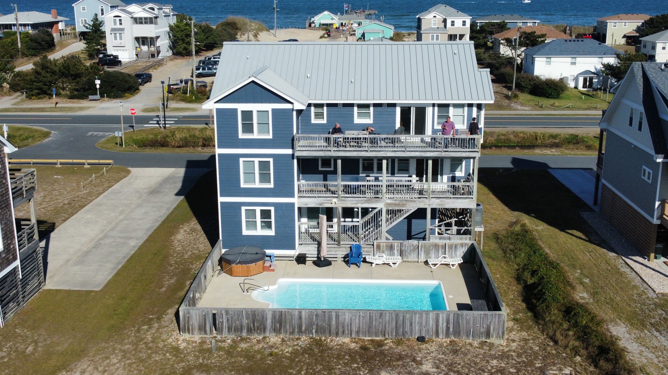 House Back with Pool