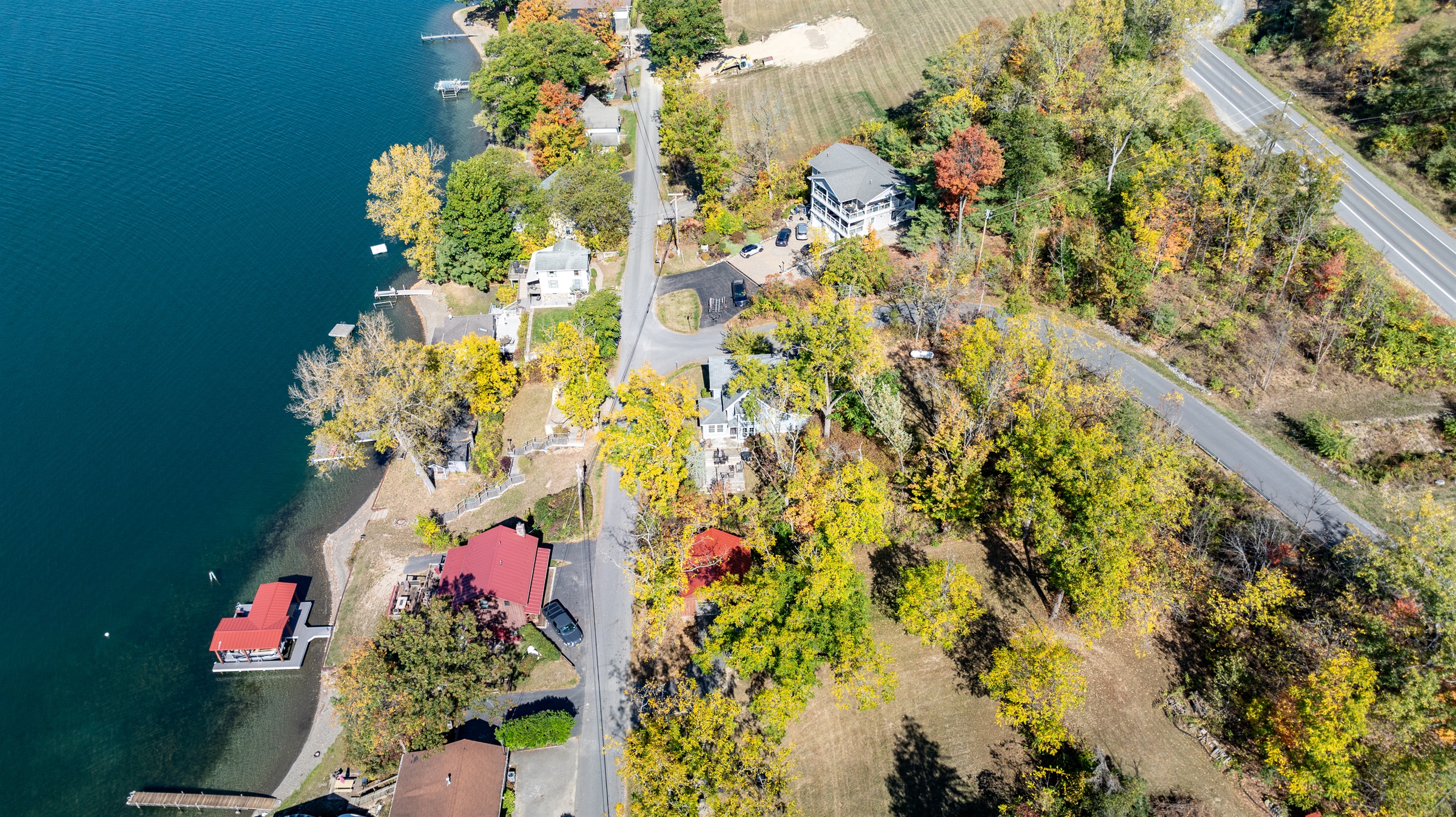Steps from the lake! Scenic shoreline and dock access for boat lovers and sunset seekers