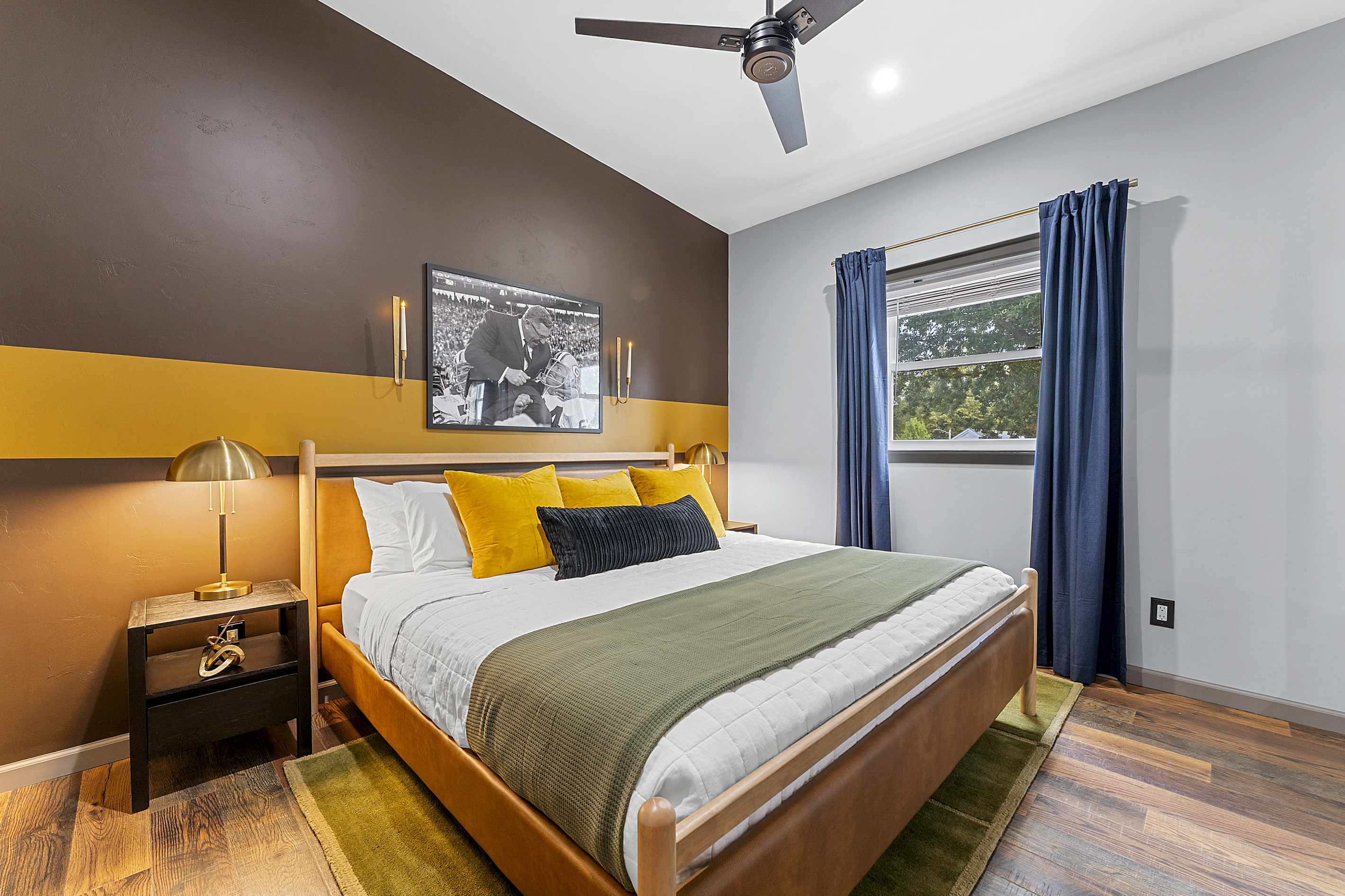 Another spacious bedroom designed to comfortably accommodate your group.